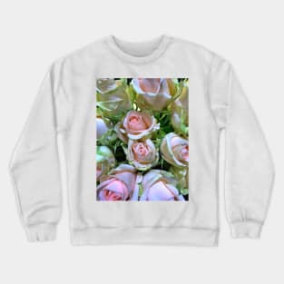 A Bouquet of Pink Roses Crewneck Sweatshirt